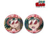 "Nintama Rantarō" Shibu-Oni Scene Pin Badge 2-Piece Set