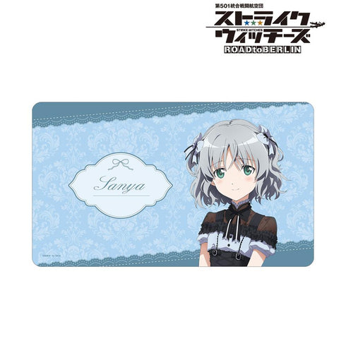 "501st Joint Fighter Wing: Strike Witches ROAD to BERLIN" Original Illustration: Sanya V. Litvyak "Girly Fashion" Version Multi-Purpose Desk Mat