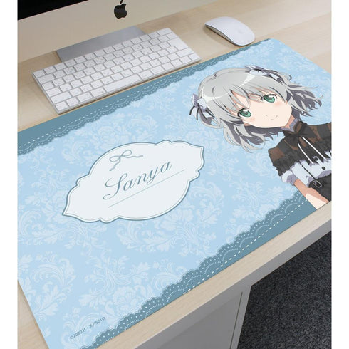 "501st Joint Fighter Wing: Strike Witches ROAD to BERLIN" Original Illustration: Sanya V. Litvyak "Girly Fashion" Version Multi-Purpose Desk Mat
