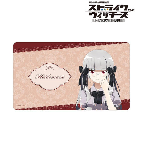 "501st Joint Fighter Wing: Strike Witches ROAD to BERLIN" Original Illustration: Heidemarie W. Schnaufer (Girly Fashion Ver.) Multi-Purpose Desk Mat