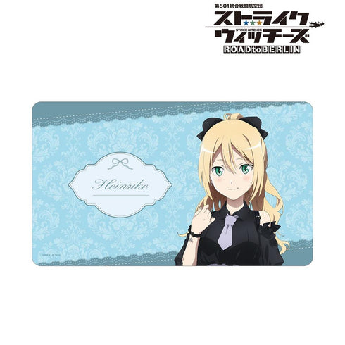 "501st Joint Fighter Wing: Strike Witches ROAD to BERLIN" Original Illustration: Heinrike Prinzessin zu Sayn-Wittgenstein (Girly Fashion Ver.) Multi-Purpose Desk Mat