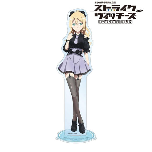 "501st Joint Fighter Wing: Strike Witches ROAD to BERLIN" Original Illustration: Heinrike Prinzessin zu Sayn-Wittgenstein (Girly Fashion Ver.) Extra-Large Acrylic Stand