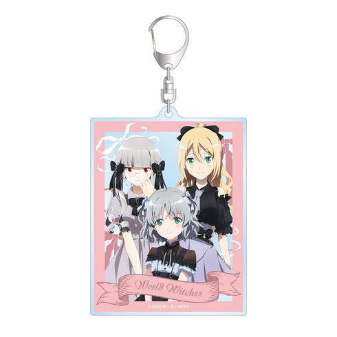 "501st Joint Fighter Wing: Strike Witches ROAD to BERLIN" Original Illustration Group Shot - Girly Fashion Ver. BIG Acrylic Keychain