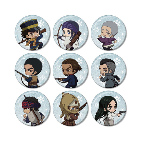 『ゴールデンカムイ』トレーディング ちびキャラ 戦う背中ver. グリッター缶バッジ ver.A(単位/BOX)