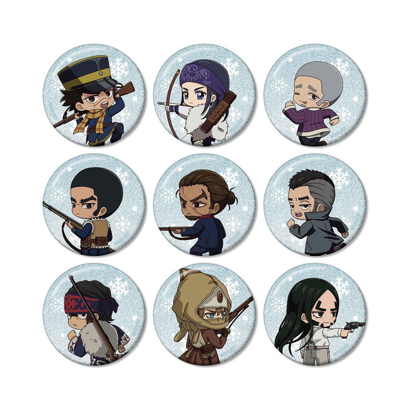 『ゴールデンカムイ』トレーディング ちびキャラ 戦う背中ver. グリッター缶バッジ ver.A(単位/BOX)