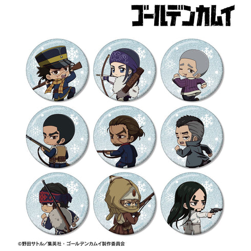 『ゴールデンカムイ』トレーディング ちびキャラ 戦う背中ver. グリッター缶バッジ ver.A(単位/BOX)