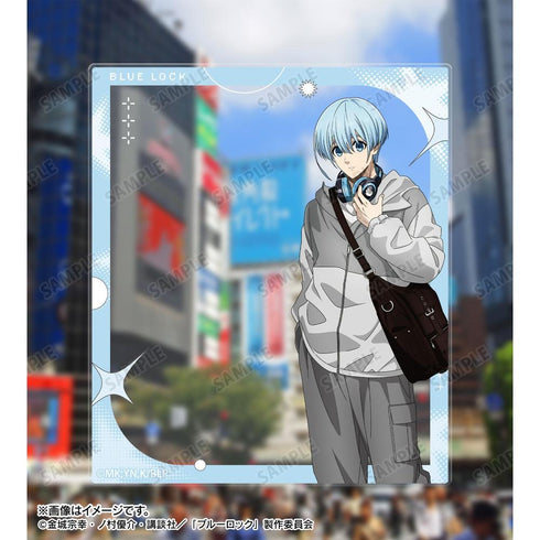 『ブルーロック』描き下ろし 氷織 羊 モノトーンストリートファッションver. アクリルカード2枚セット