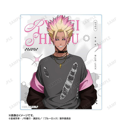 『ブルーロック』描き下ろし 士道 龍聖 モノトーンストリートファッションver. アクリルカード2枚セット