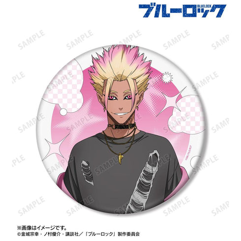 『ブルーロック』描き下ろし 士道 龍聖 モノトーンストリートファッションver. BIG缶バッジ