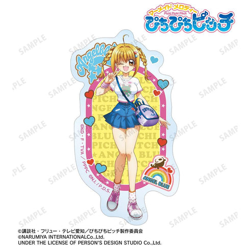 "Pichi Pichi Pitch" x ANGEL BLUE Collaboration: Original Illustration - Ruchia Nanami Clear Die-Cut Sticker Ver. A