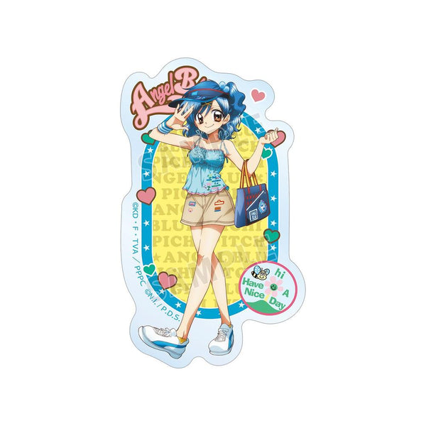 『ぴちぴちピッチ』ANGEL BLUEコラボ 描き下ろし 宝生 波音 クリアダイカットステッカー ver.A