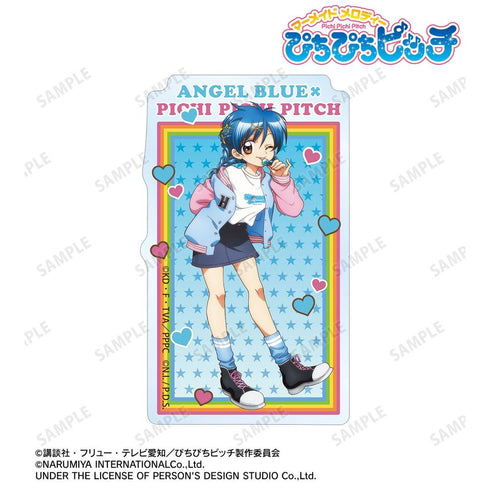 "Pichi Pichi Pitch" x ANGEL BLUE Collaboration: Original Illustration - Harune Hōshō Clear Die-Cut Sticker Ver. B