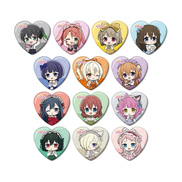 『ラブライブ!虹ヶ咲学園スクールアイドル同好会』トレーディング ちびキャラ 音符ロリータver. ハート型缶バッジ(単位/BOX)