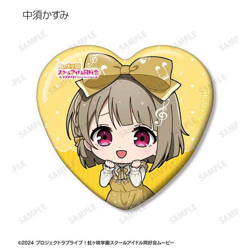 『ラブライブ!虹ヶ咲学園スクールアイドル同好会』トレーディング ちびキャラ 音符ロリータver. ハート型缶バッジ(単位/BOX)