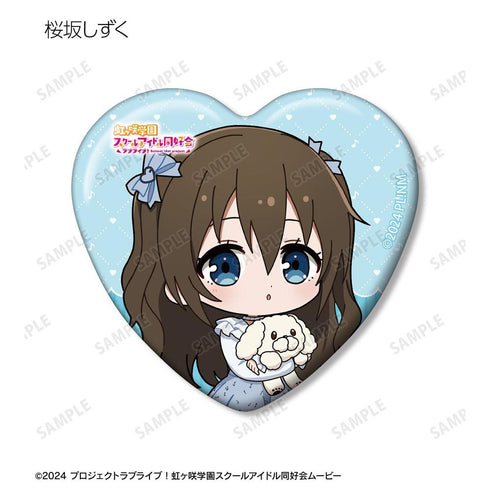 『ラブライブ!虹ヶ咲学園スクールアイドル同好会』トレーディング ちびキャラ 音符ロリータver. ハート型缶バッジ(単位/BOX)