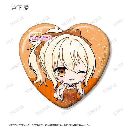 『ラブライブ!虹ヶ咲学園スクールアイドル同好会』トレーディング ちびキャラ 音符ロリータver. ハート型缶バッジ(単位/BOX)