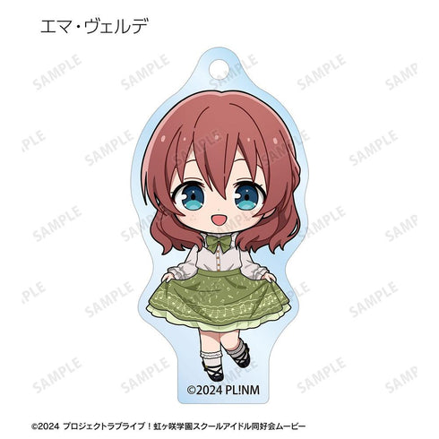 "Love Live! Nijigasaki High School School Idol Club" Trading Chibi Character "Music Note Lolita" Ver. Acrylic Keychain (Sold by the box)