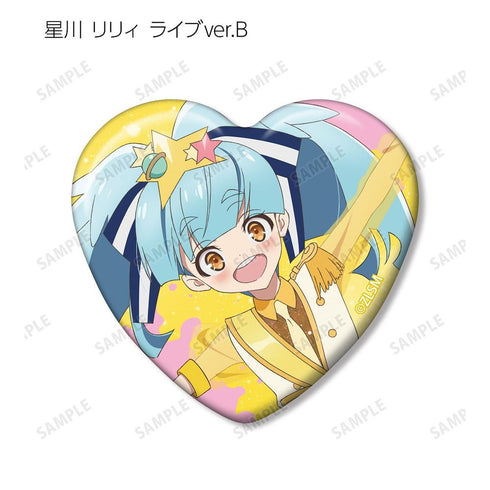 『ゾンビランドサガ ゆめぎんがパラダイス』トレーディング ライブver. ハート型缶バッジ(単位/BOX)