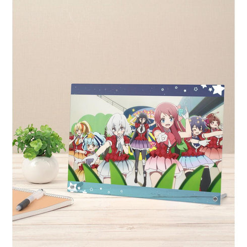 『ゾンビランドサガ ゆめぎんがパラダイス』フランシュシュ 場面写A4アクリルパネル ver.A