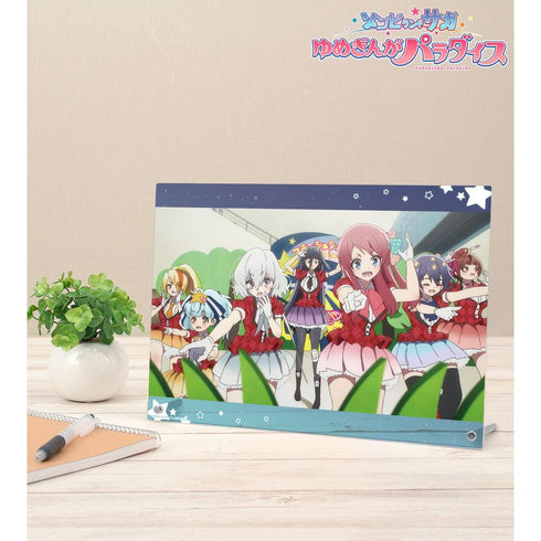 『ゾンビランドサガ ゆめぎんがパラダイス』フランシュシュ 場面写A4アクリルパネル ver.A