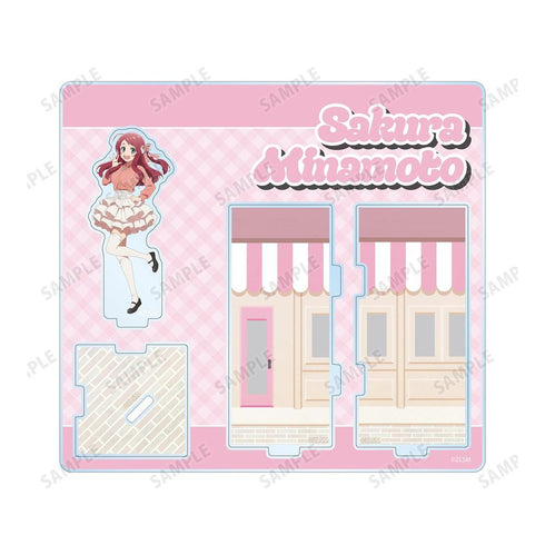 『ゾンビランドサガ ゆめぎんがパラダイス』源 さくら 私服ver. キューブ型ジオラマ風アクリルスタンド