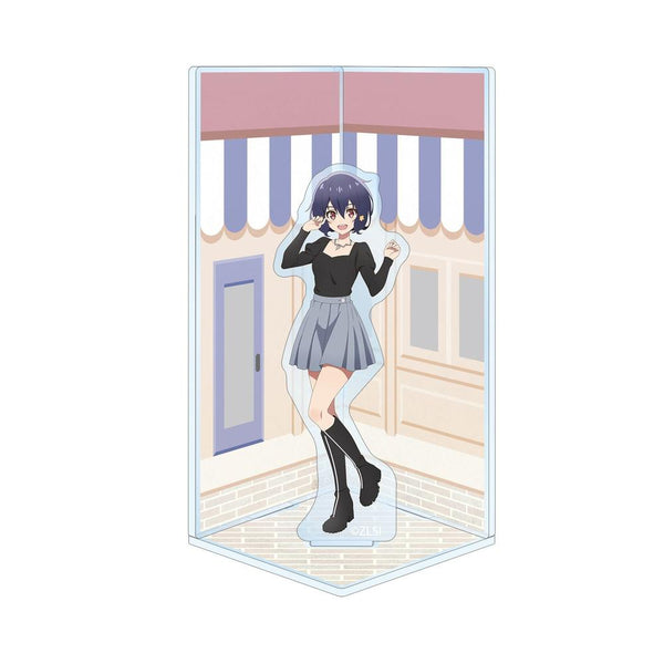 『ゾンビランドサガ ゆめぎんがパラダイス』水野 愛 私服ver. キューブ型ジオラマ風アクリルスタンド