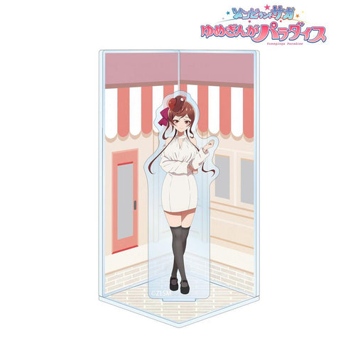 『ゾンビランドサガ ゆめぎんがパラダイス』ゆうぎり 私服ver. キューブ型ジオラマ風アクリルスタンド