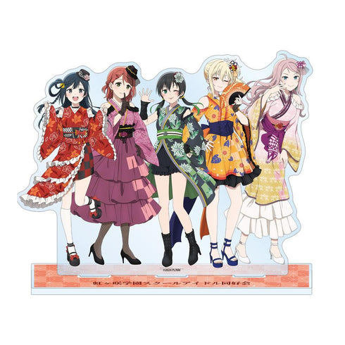 『ラブライブ!虹ヶ咲学園スクールアイドル同好会』描き下ろし 2年生集合 着物ドレスver. ジオラマアクリルスタンド