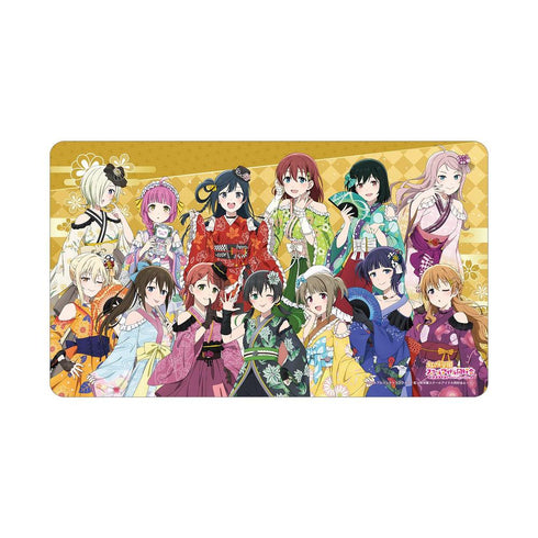 『ラブライブ!虹ヶ咲学園スクールアイドル同好会』描き下ろし 集合 着物ドレスver. マルチデスクマット