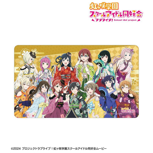 『ラブライブ!虹ヶ咲学園スクールアイドル同好会』描き下ろし 集合 着物ドレスver. マルチデスクマット