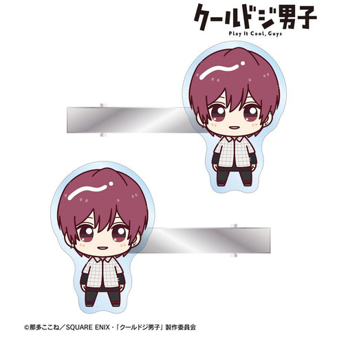 『クールドジ男子』四季 蒼真 ちょこんと! アクリルヘアクリップ2個セット