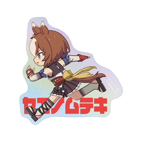《赛马娘 灰姑娘灰》八重野无敌 迷你托 极光镂空贴纸
