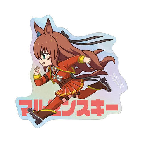 "Uma Musume: Cinderella Gray" Marzen Ski, Chibitoko, Aurora Die-Cut Stickers