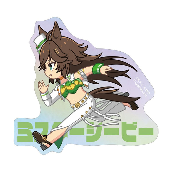 『ウマ娘 シンデレラグレイ』ミスターシービー ちびとこ オーロラダイカットステッカー