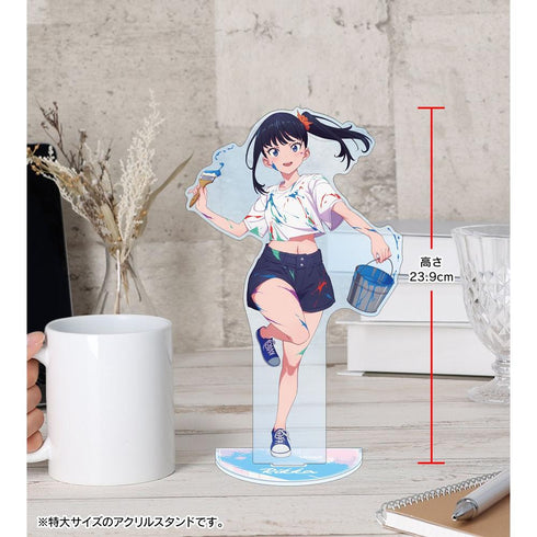 『グリッドマンユニバース』描き下ろし 宝多六花 ペインタースタイルver. 特大アクリルスタンド
