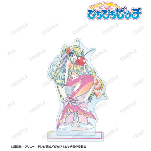 『ぴちぴちピッチ』描き下ろし るちあ カクテルグラスver. Ani-Art clear label BIGアクリルスタンド