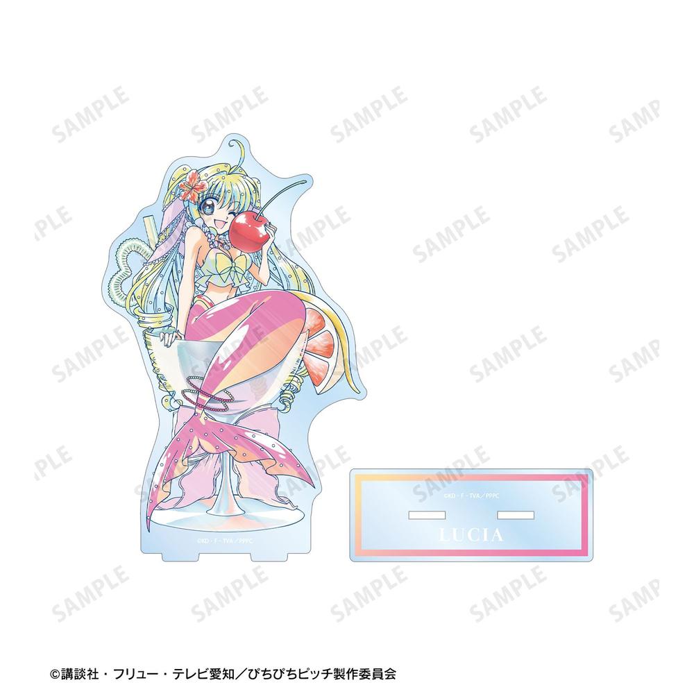 ぴちぴちピッチ』描き下ろし るちあ カクテルグラスver. Ani-Art clear