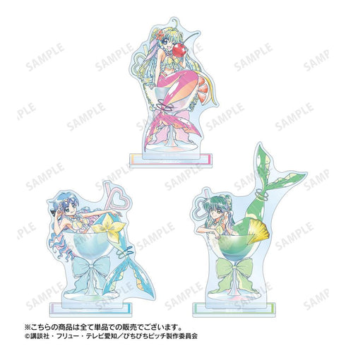『ぴちぴちピッチ』描き下ろし 波音 カクテルグラスver. Ani-Art clear label BIGアクリルスタンド
