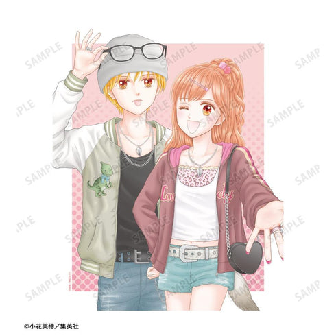 『こどものおもちゃ』小花美穂先生 描き下ろし 倉田紗南&羽山秋人 平成ファッションver. F3号キャンバスボード
