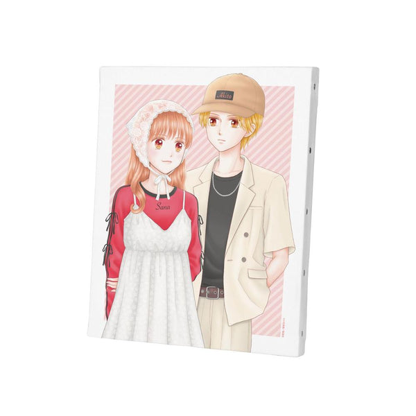 『こどものおもちゃ』小花美穂先生 描き下ろし 倉田紗南&羽山秋人 令和ファッションver. F3号キャンバスボード