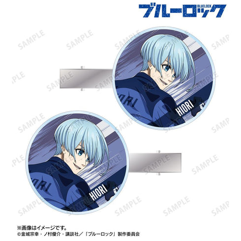 《蓝锁》全新绘制 冰织 羊 战斗背影×雨天版 亚克力发夹2件套