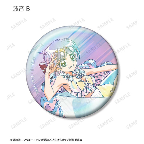 『ぴちぴちピッチ』描き下ろし カクテルグラスver. トレーディング Ani-Art clear label オーロラ缶バッジ(単位/BOX)