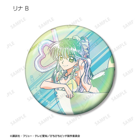 『ぴちぴちピッチ』描き下ろし カクテルグラスver. トレーディング Ani-Art clear label オーロラ缶バッジ(単位/BOX)