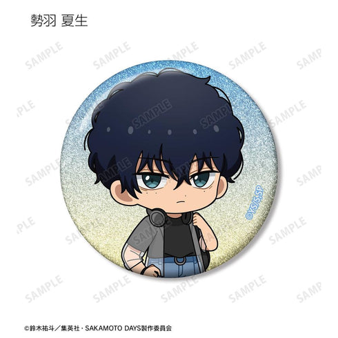 『SAKAMOTO DAYS』トレーディング ちびキャラ ショッピングver. グリッター缶バッジ(単位/BOX)