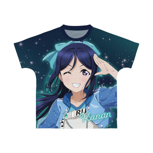 『ラブライブ!サンシャイン!!』描き下ろし 松浦果南 3rdソロコンサートver. フルグラフィックTシャツユニセックス