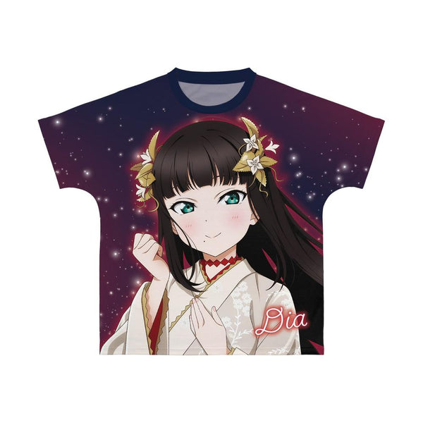 『ラブライブ!サンシャイン!!』描き下ろし 黒澤ダイヤ 3rdソロコンサートver. フルグラフィックTシャツユニセックス