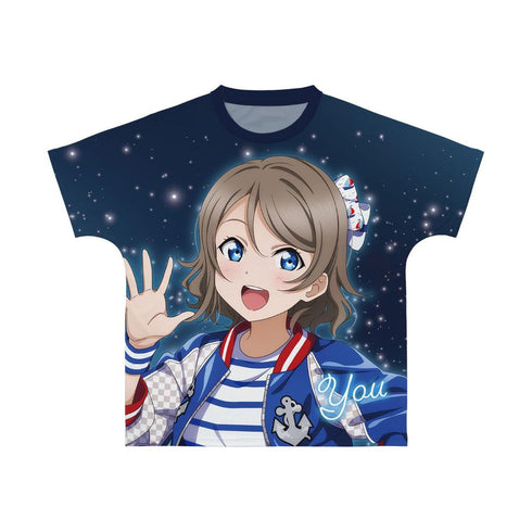 『ラブライブ!サンシャイン!!』描き下ろし 渡辺 曜 3rdソロコンサートver. フルグラフィックTシャツユニセックス
