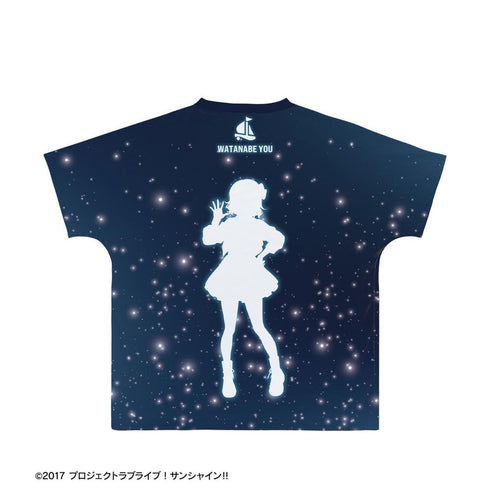 『ラブライブ!サンシャイン!!』描き下ろし 渡辺 曜 3rdソロコンサートver. フルグラフィックTシャツユニセックス
