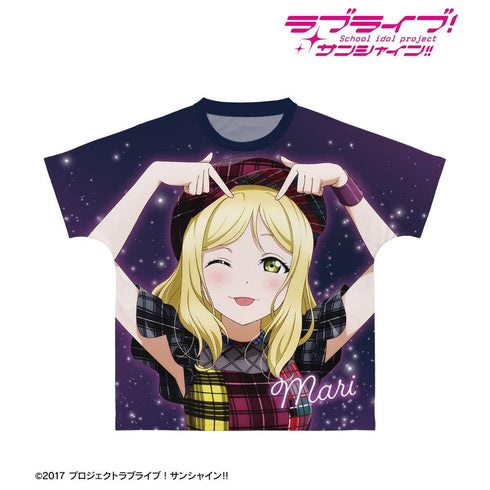 『ラブライブ!サンシャイン!!』描き下ろし 小原鞠莉 3rdソロコンサートver. フルグラフィックTシャツユニセックス