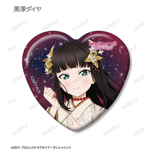 『ラブライブ!サンシャイン!!』描き下ろし 3rdソロコンサートver. トレーディングハート型缶バッジ(単位/BOX)